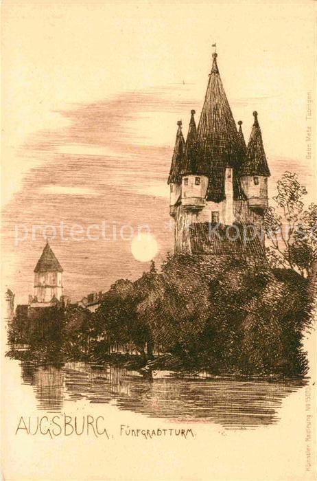 Augsburg Fuenfgradtturm