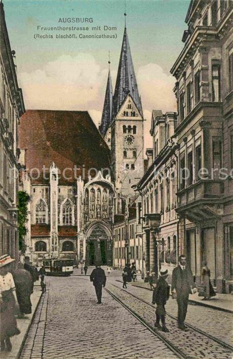Augsburg Frauentorstrasse Dom Bischoefliches Canonicathaus