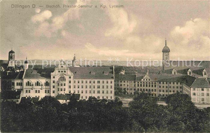 Dillingen Donau Bischoefliches Priesterseminar Koenigliches Lyceum
