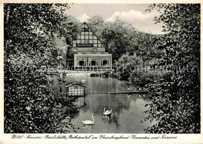 Rinteln Weser Niedersachsen Hotel Pension Restaurant Rohdental