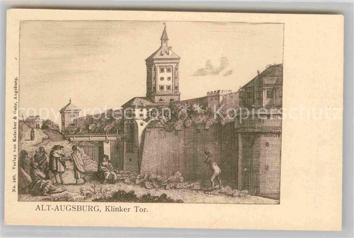 Augsburg Alt Augsburg Klinker Tor