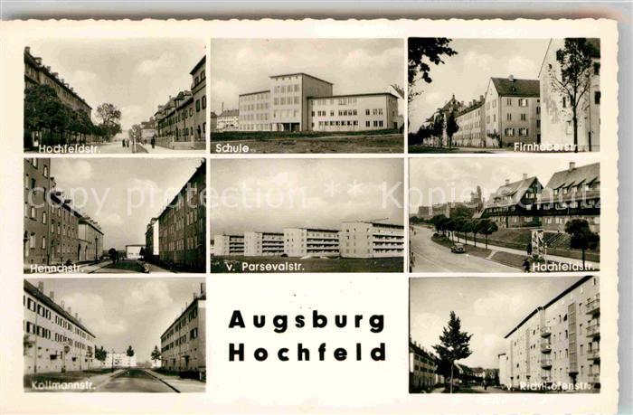 Hochfeld Augsburg Schule Firnhaberstrasse Kollmannstrasse Richthofenstrasse