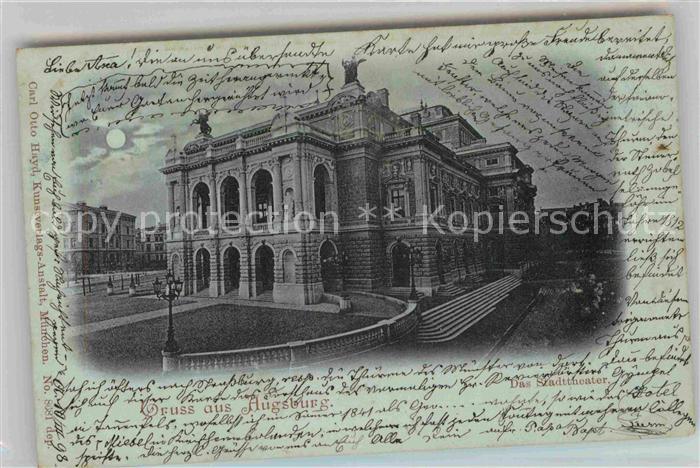 Augsburg Stadttheater Mondschein