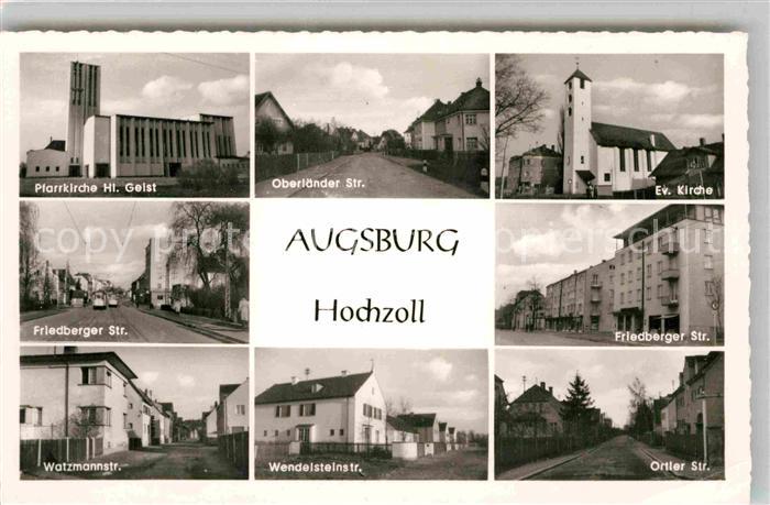 Hochzoll Pfarrkirche Heilig Geist Evangelische Kirche Watzmannstrasse