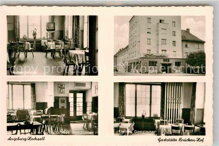 Hochzoll Gaststaette Brueckenhof Nebenzimmer Gastzimmer