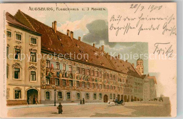 Augsburg Fuggerhaus 3 Mohren