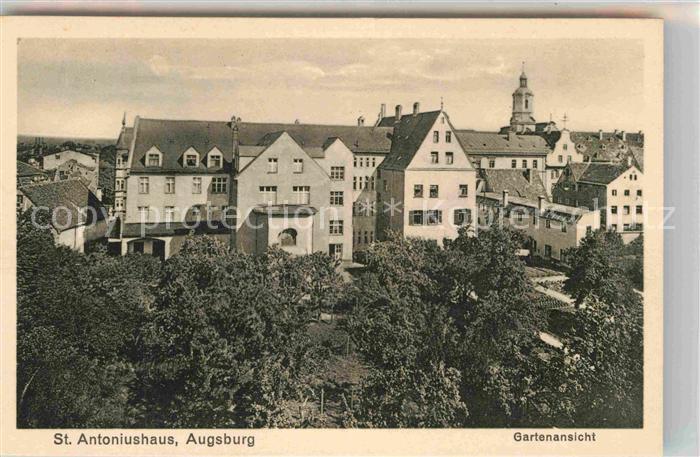 Augsburg Sankt Antoniushaus Gartenansicht