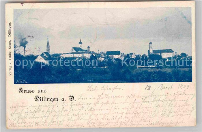 Dillingen Donau Panorama