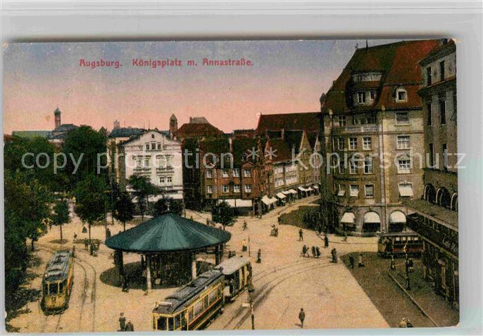 Augsburg Koenigsplatz Annastrasse