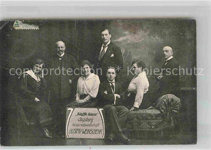 Augsburg Kaffe Kuss Gustav Weinschenk