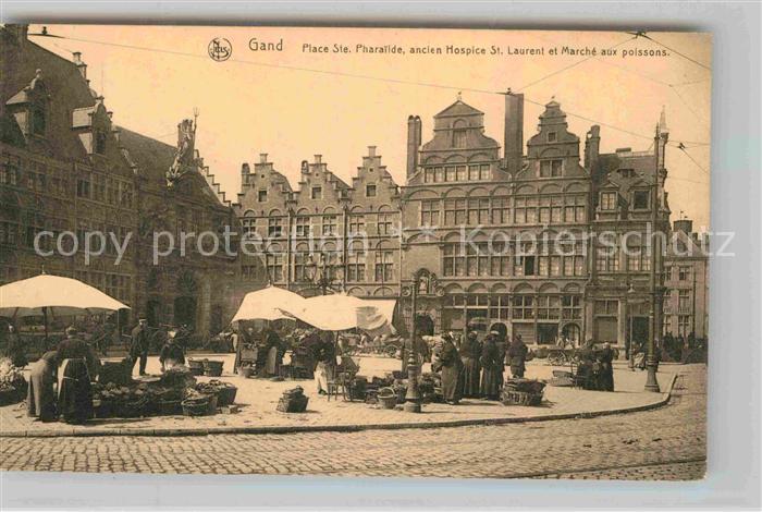Gand Belgien Place Saint Pharailde