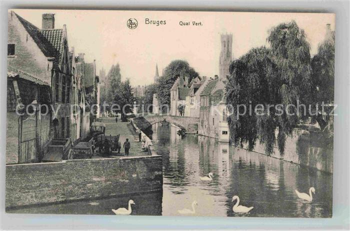 Bruges BRUGGE Belgie Quai Vert