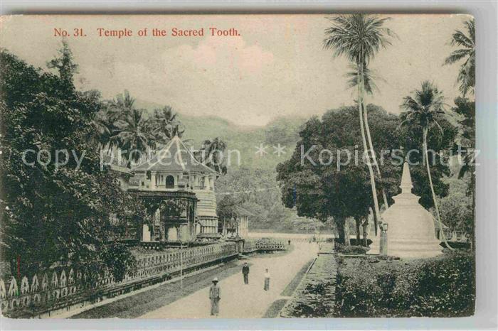 Kandy Sri Lanka Tempel Sacred Tooth