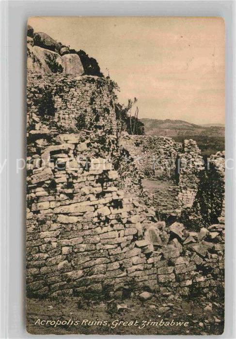 Simbabwe Zimbabwe Acropolis Ruinen