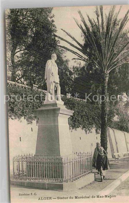 Alger Algerien Statue du Maréchal de Mac Mahon