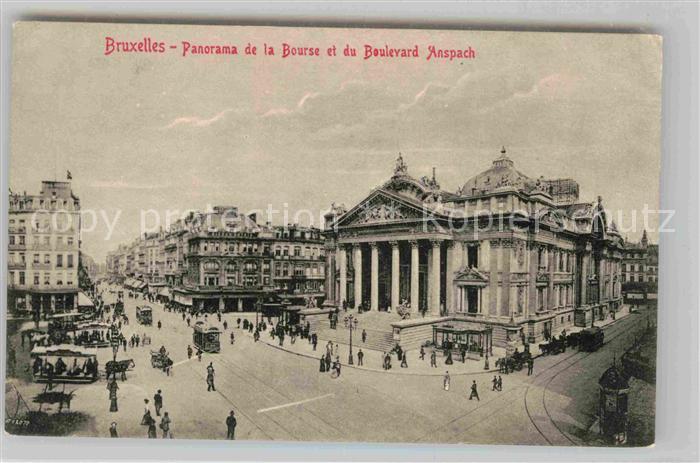 Bruxelles Bruessel Panorama de la Bourse