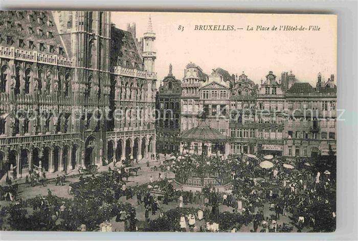 Bruessel Bruxelles La Place de Hotel de Ville