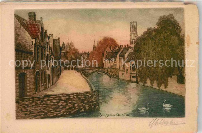 Bruges BRUGGE Belgie Bruecke