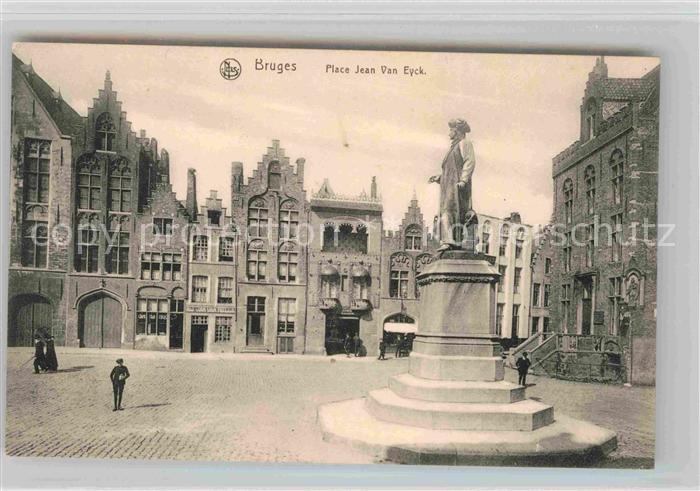 Bruges BRUGGE Belgie Place Jean Van Eyck