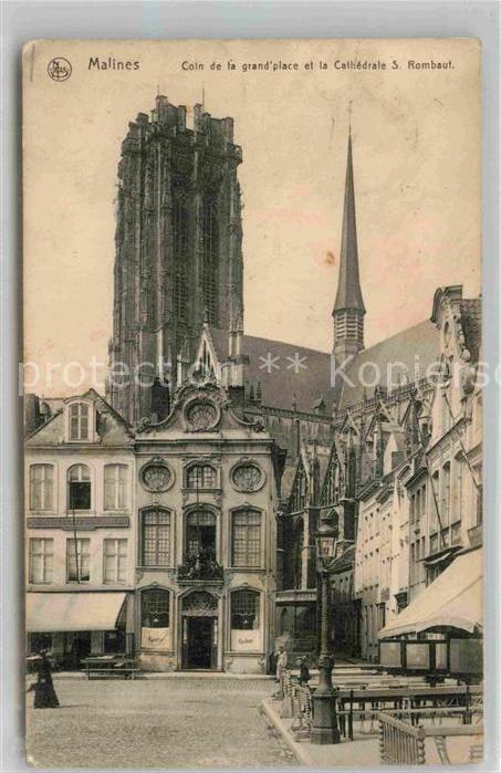 Malines Mechelen Flandre Kathedrale
