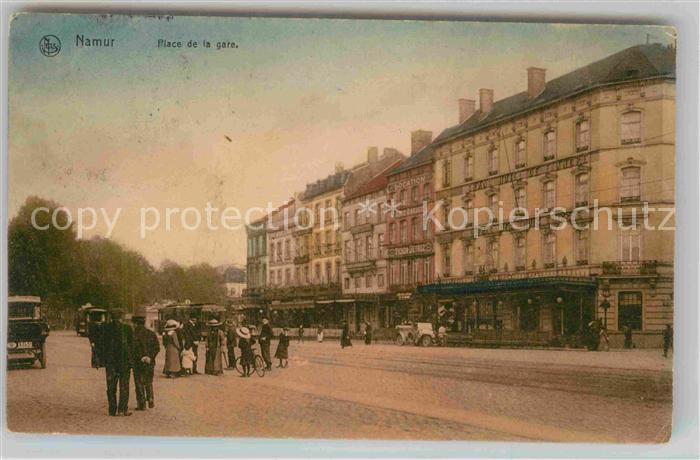 Namur sur Meuse Place de la gare