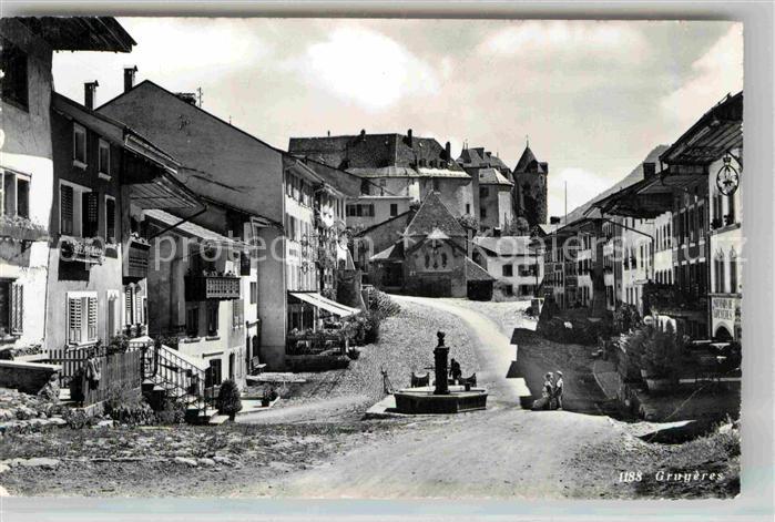 Gruyeres FR Dorfpartie