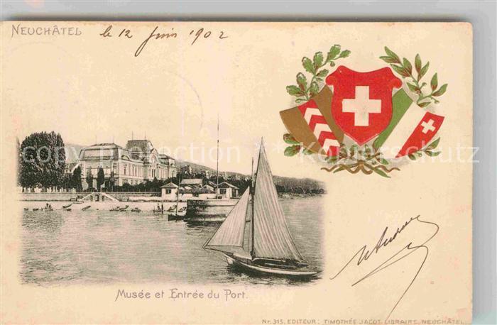 Neuchatel NE Musee et Entree du Port