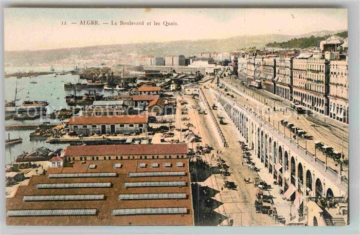Alger Algerien Boulevard et les Quais