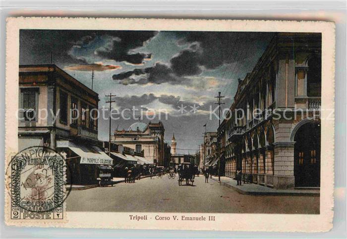 Tripoli Libyen Corso Victor Emanuele III