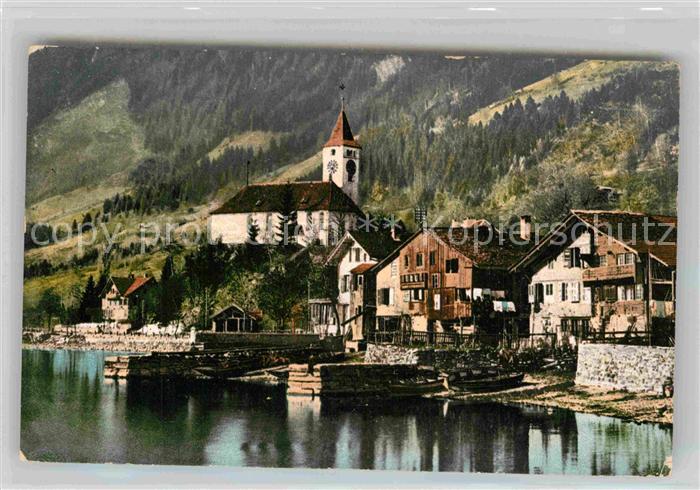 Brienz BE Teilansicht Kirche