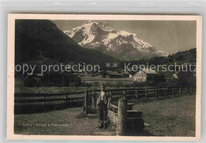 Gsteig mit Oldenhorn Brunnentrog