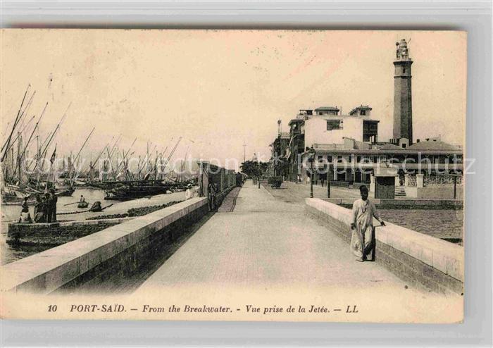 Port Said From the Breakwater
