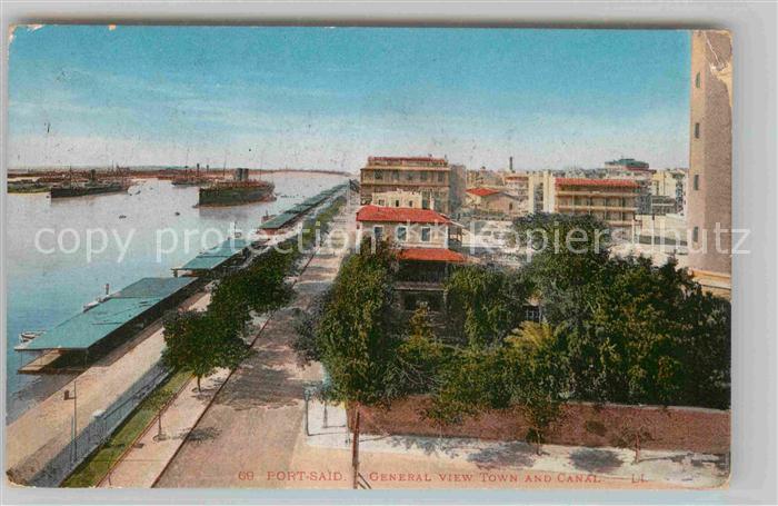 Port Said General view and Canal