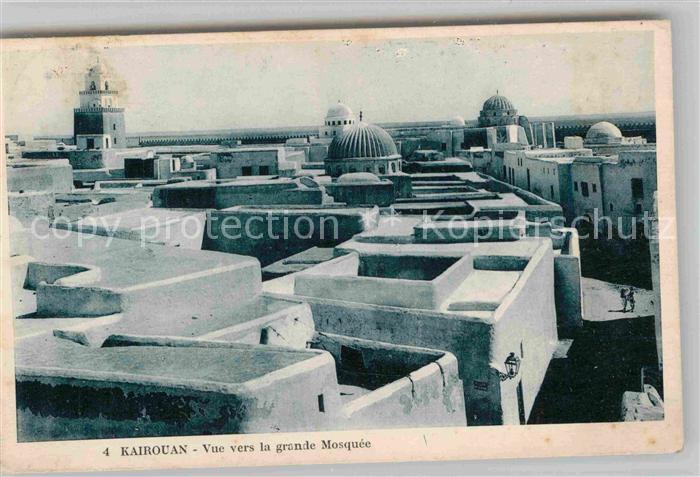 Kairouan Qairawan Vue vers la grande Mosquee