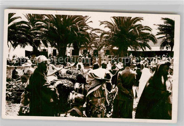 Tanger Tangier Tangiers Scene typique au Grand Socco