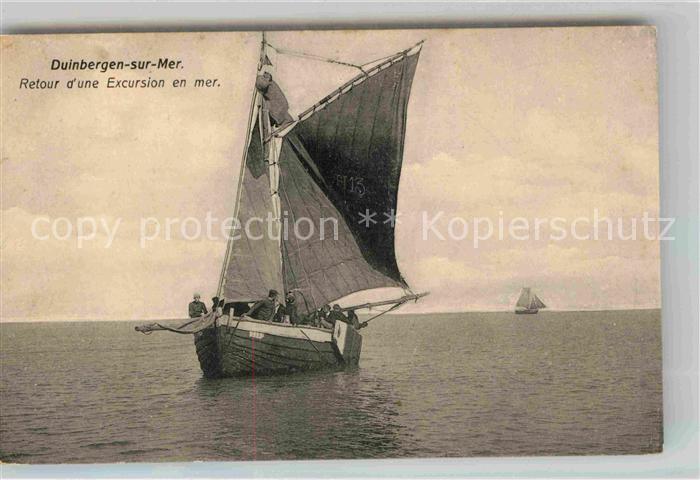 Duinbergen Retour d une Excursion en mer