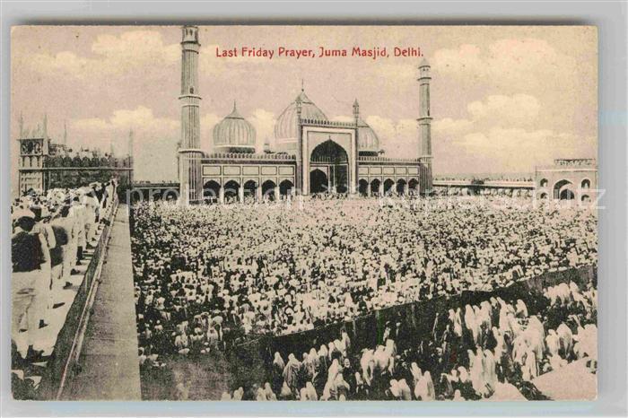 Delhi Las Friday Prayer Juma Masjid