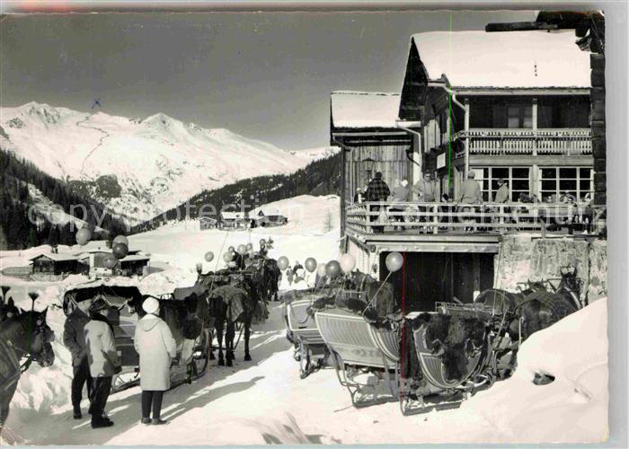 Davos Dischma GR Restaurant Teufi mit Parsenn