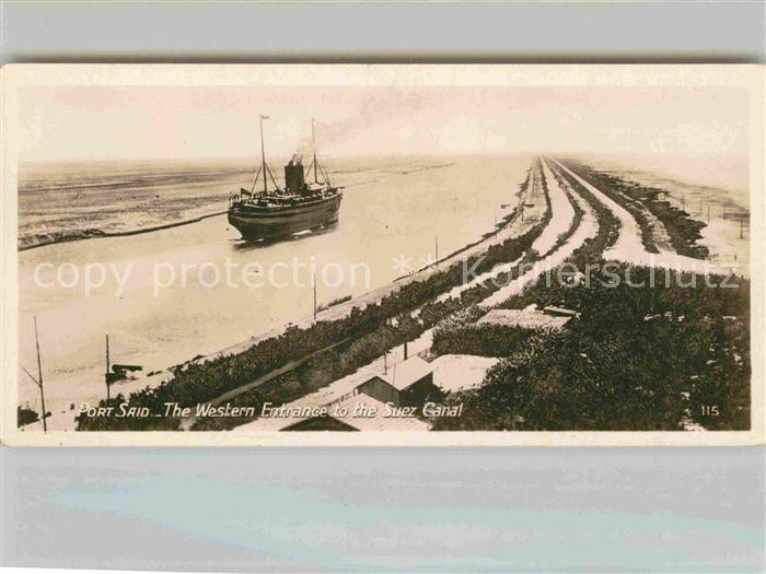 Port Said The Western Entrance to the Suez Canal