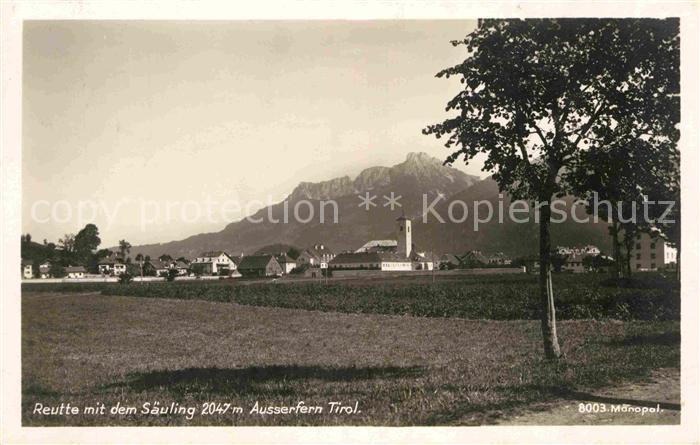 Reutte Tirol Saeuling