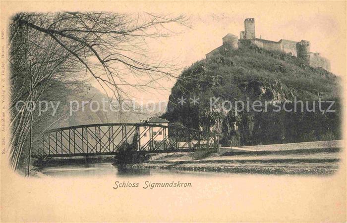 Bozen Suedtirol Schloss Sigmundskron