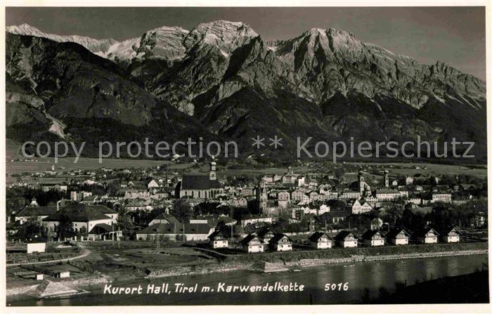 Hall Tirol mit Karwendelkette NZ4