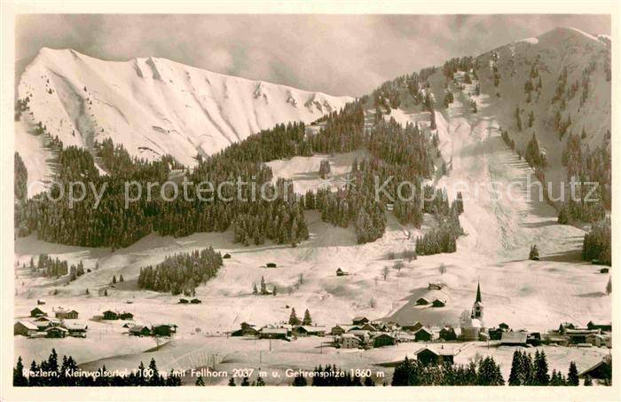 Riezlern Kleinwalsertal Vorarlberg mit Fellhorn und Gehrenspitze