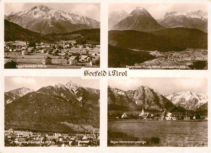 Seefeld Tirol Hocheder Hohe Munde Zugspitze Reitherspitze Wettersteingebirge