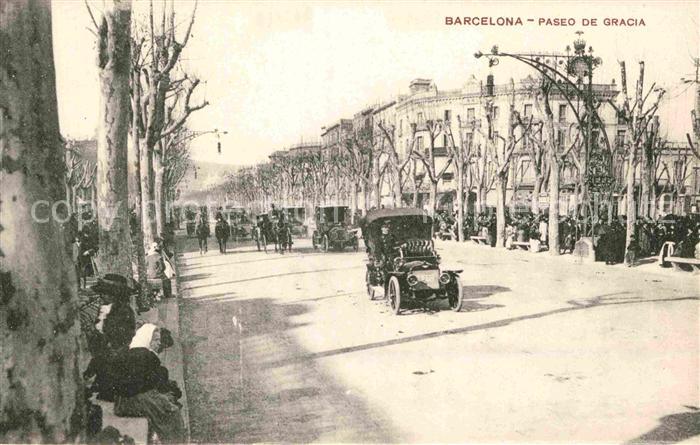 Barcelona Cataluna Paseo de Gracia