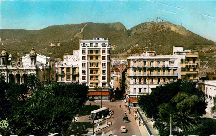 Oran Algerie La Place Foch et Santa Cruz