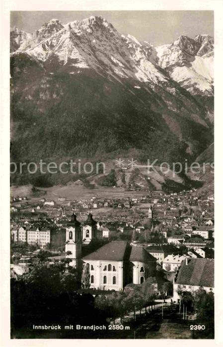 Innsbruck mit Brandjoch