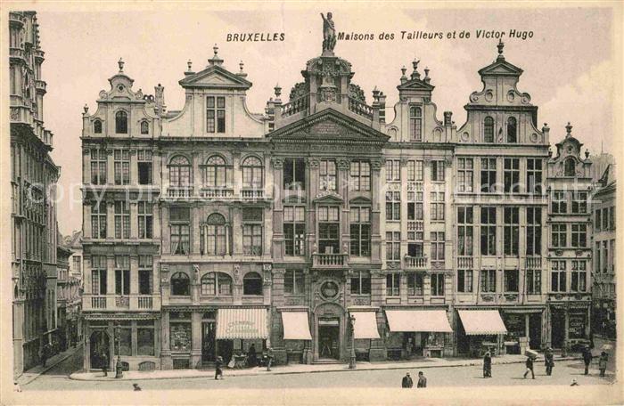 Bruessel Bruxelles Maisons des Tailleurs et de Victor Hugo