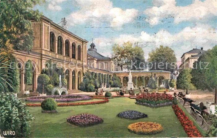 Verlag WIRO Wiedemann Nr. 2922 A Bad Kissingen Konversationshaus