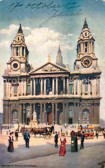 Verlag Tucks Oilette Nr. 7042 St. Paul's Cathedral